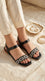 Black Fancy Sandal For Ladies FN6299