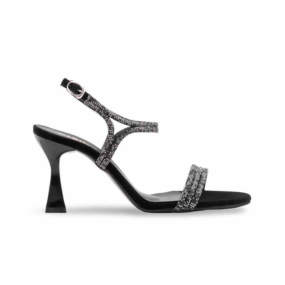 Black Fancy Women Sandal FN6305