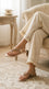 Golden Fancy Sandal For Women FN6314