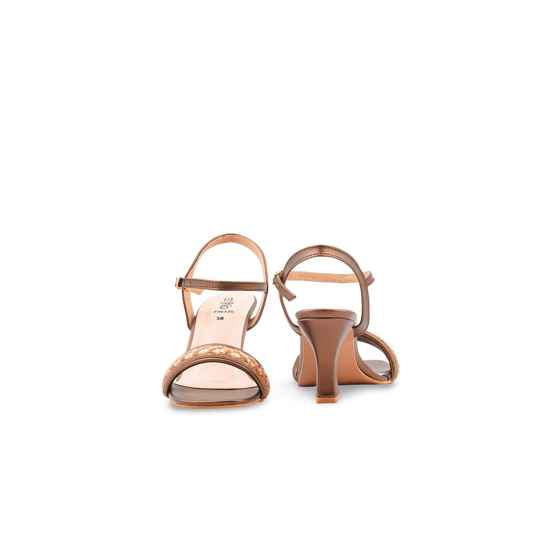 Copper Fancy Sandal For Women FN6329