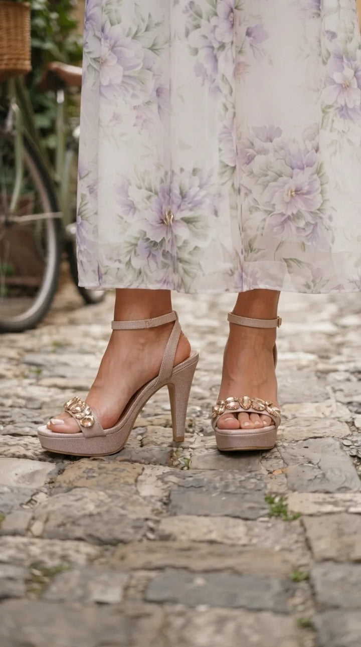 Pink Fancy Bridal Sandal FN6394