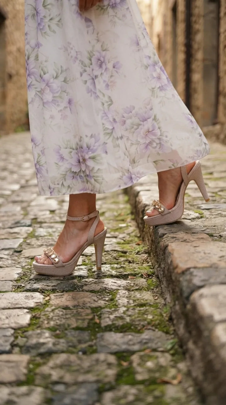 Pink Fancy Bridal Sandal FN6394