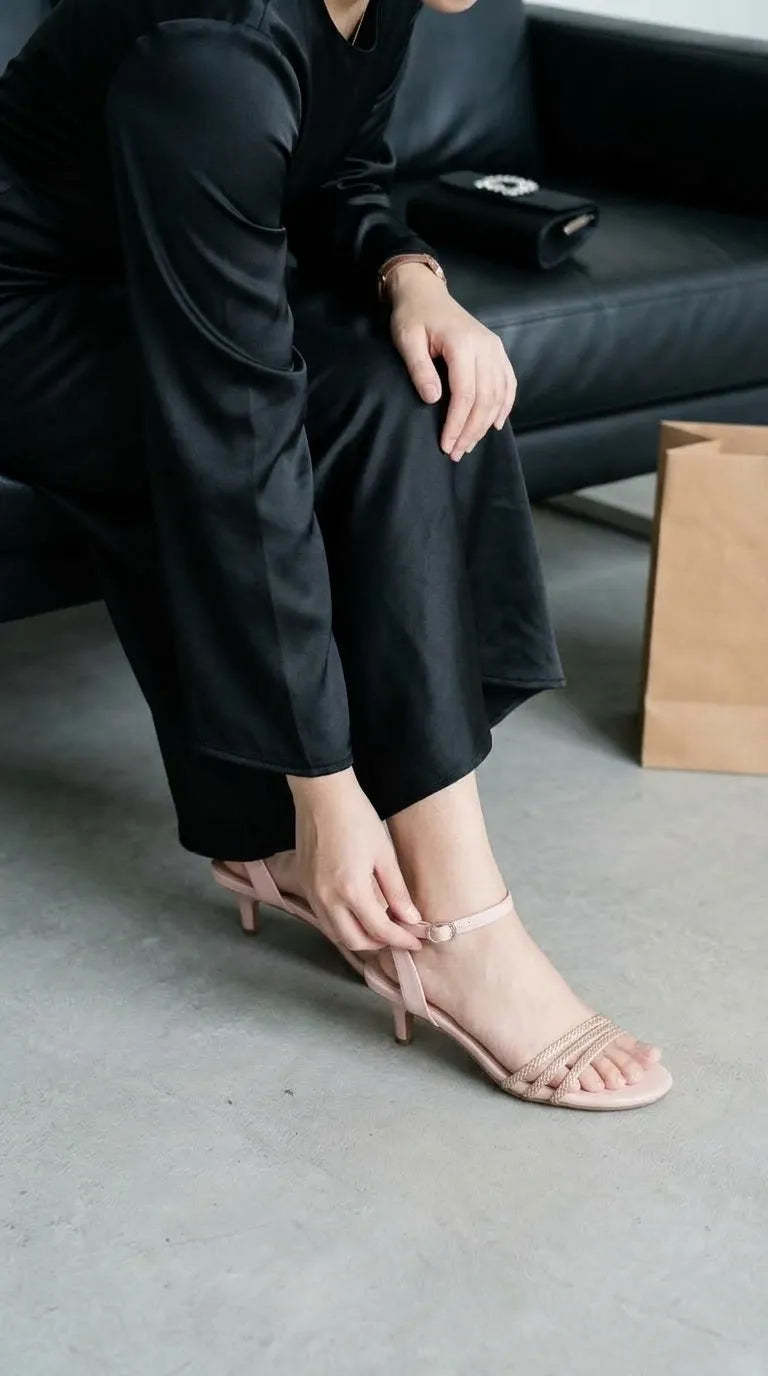 Pink Fancy Sandal For Women FN6415