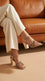 Golden Fancy Sandal For Women FN6447