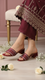Maroon Fancy Slipper FN7890