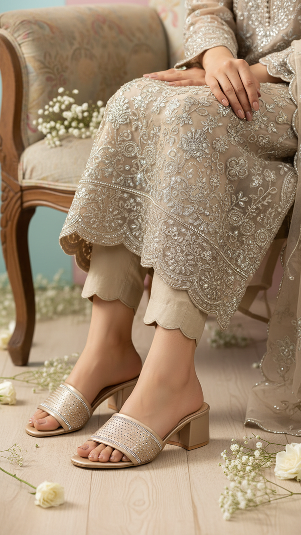 Golden Fancy Slipper FN7890
