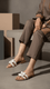 Golden Fancy Slipper For Women FN7895