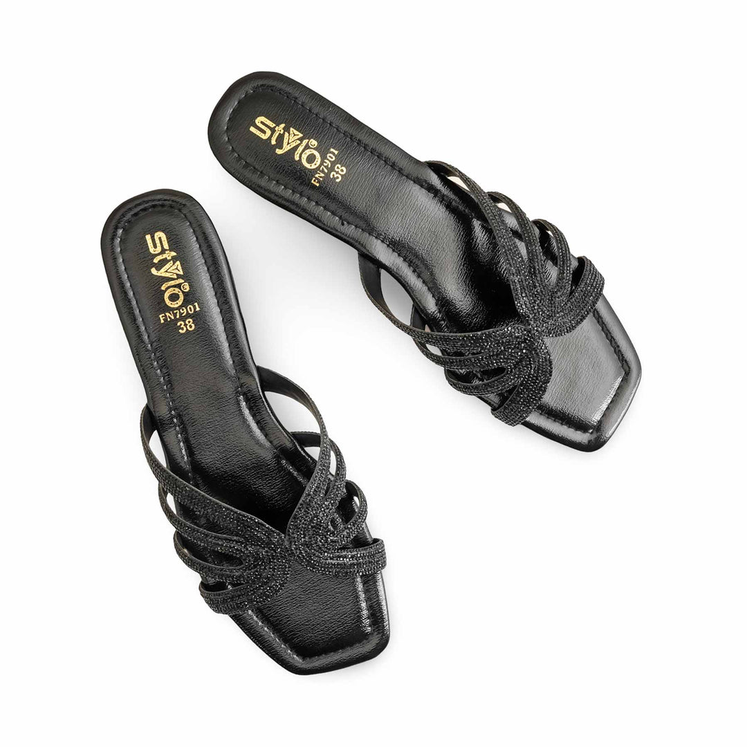 Black Fancy Slipper FN7901