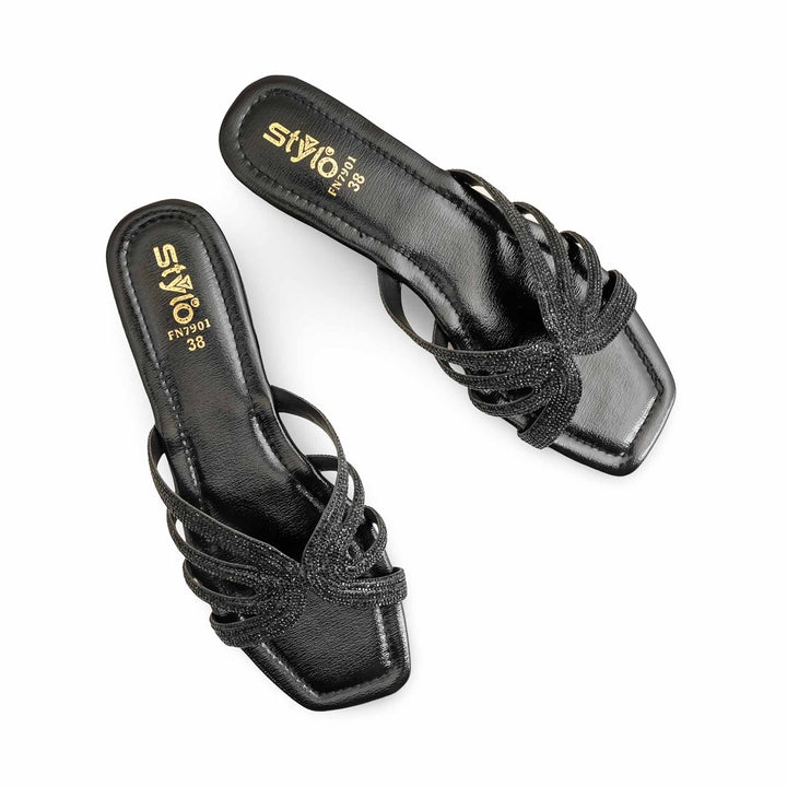Black Fancy Slipper FN7901