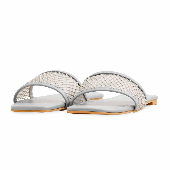Sky Blue Fancy Slipper For Women FN7906