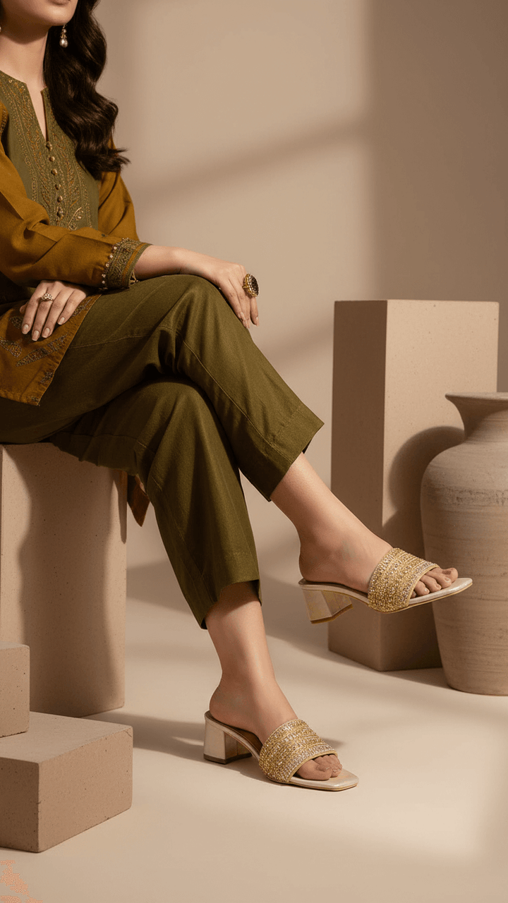 Golden Fancy Slipper FN7922