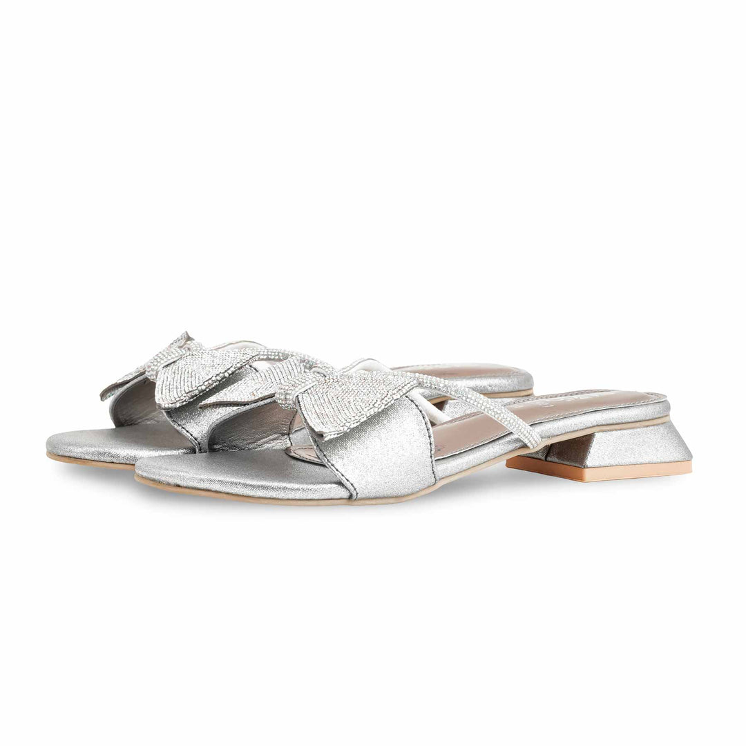 Grey Fancy Slipper For Ladies FN7947