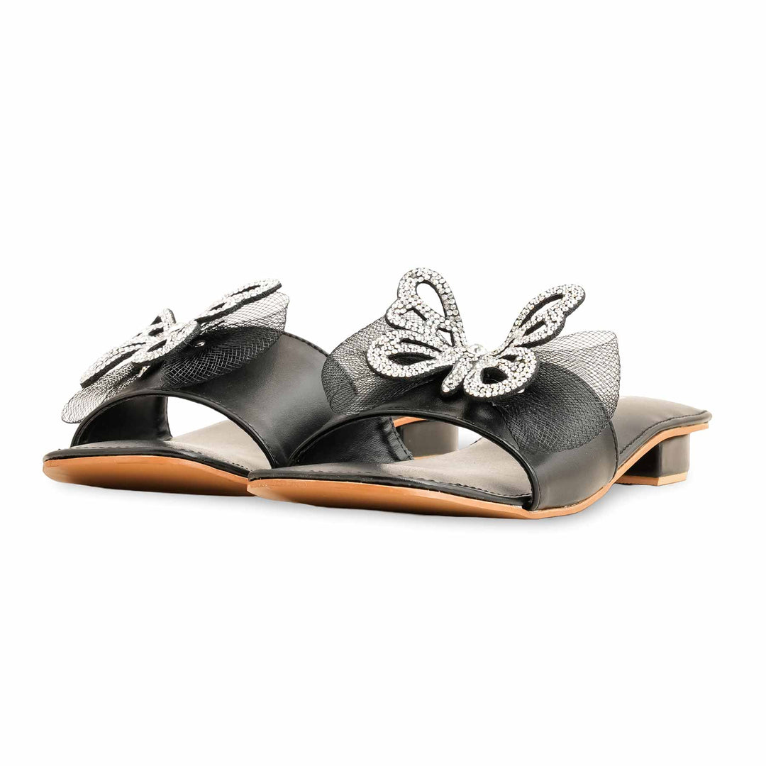 Black Fancy Women Slipper FN7953