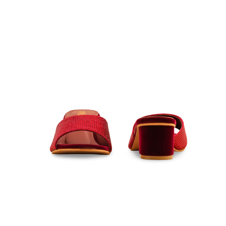 Maroon Fancy Slipper For Women FN7959