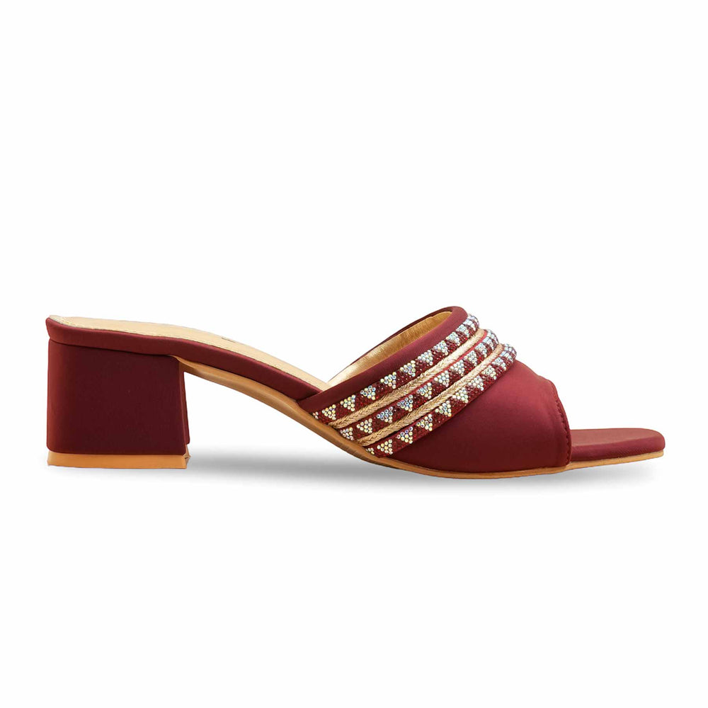 Maroon Fancy Slipper FN7978