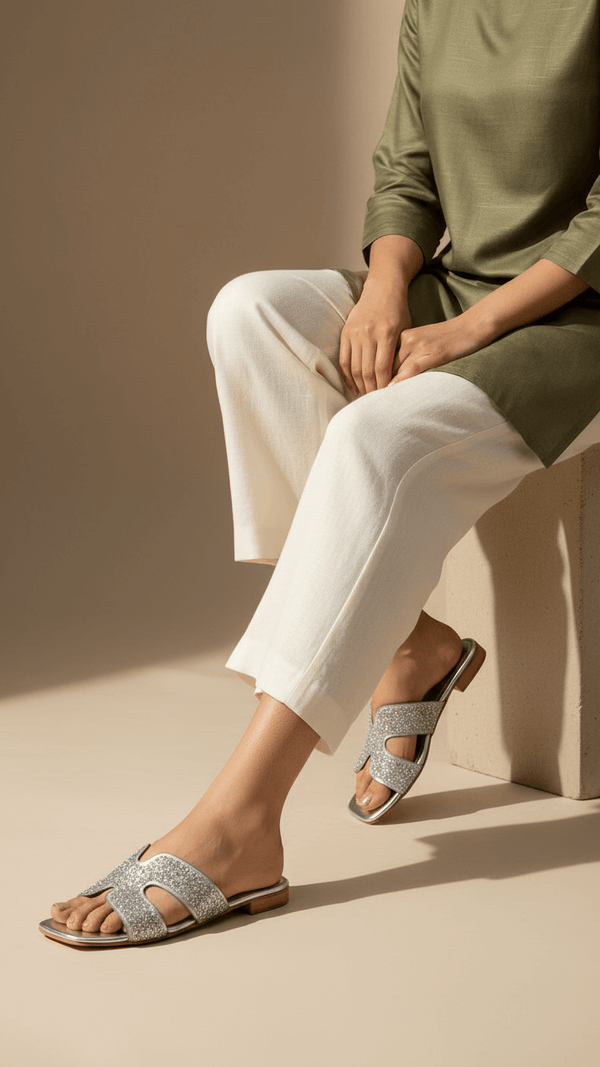 Silver Fancy Slipper FN7995