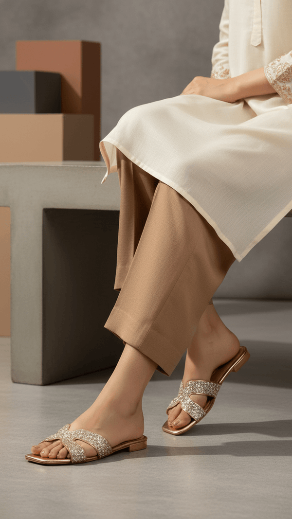 Peach Fancy Slipper FN7995