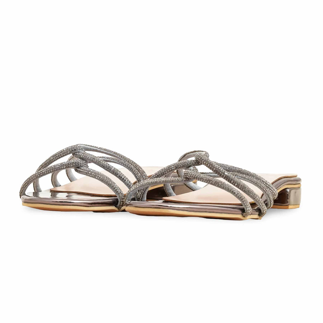 Grey Fancy Women Slipper FN8007