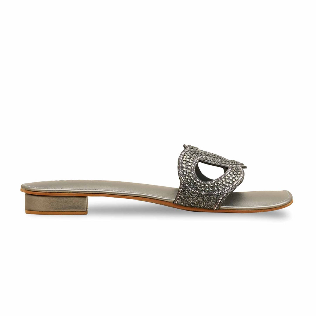Grey Fancy Women Slipper FN8010