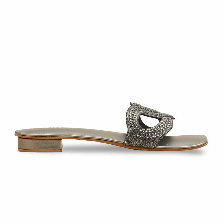 Grey Fancy Women Slipper FN8010