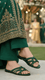 Green Fancy Slipper For Ladies FN8012