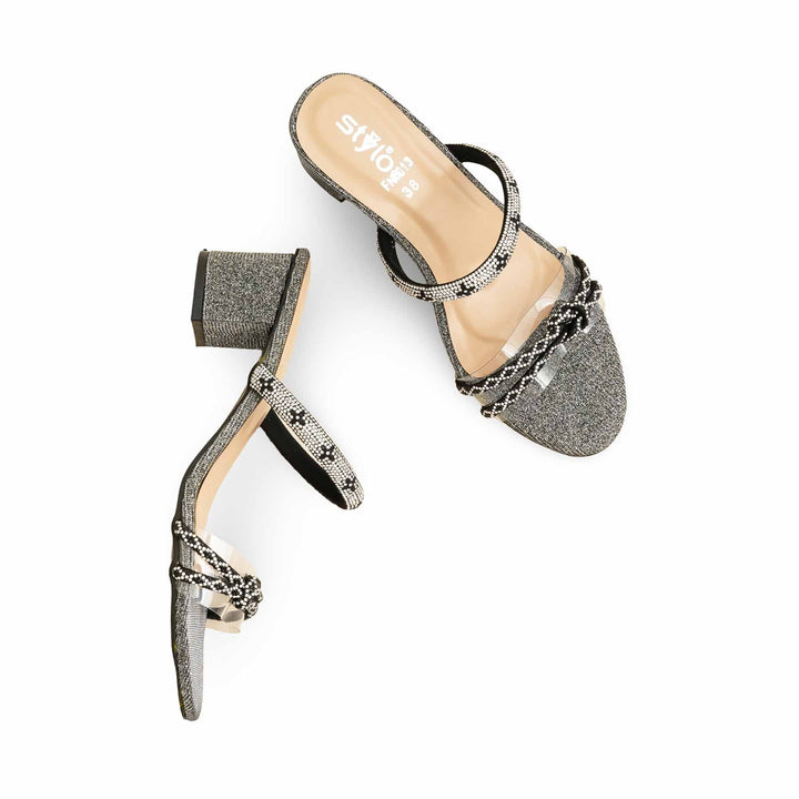 Black Fancy Slipper For Women FN8013