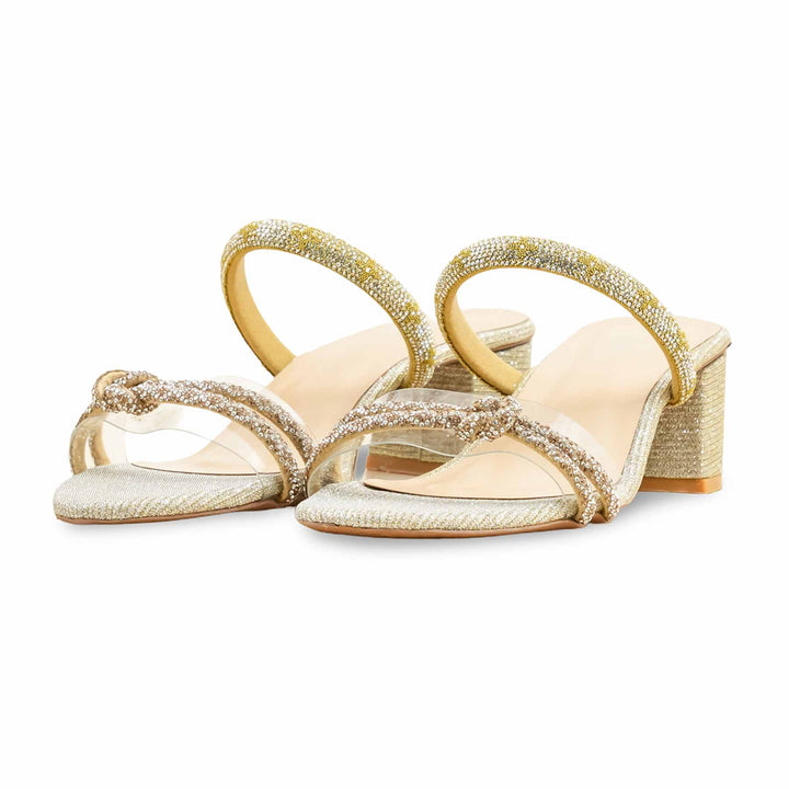 Golden Fancy Slipper For Women FN8013