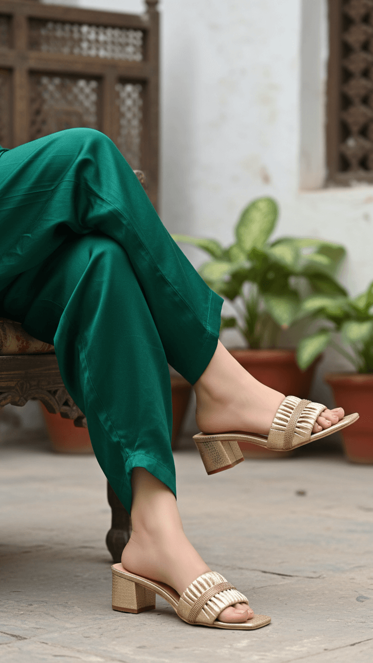 Golden Fancy Women Slipper FN8015