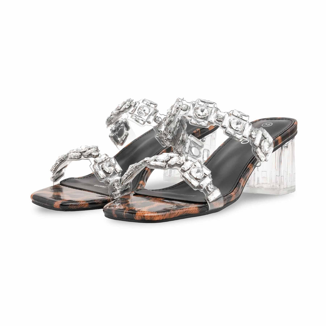 Black Fancy Women Slipper FN8019