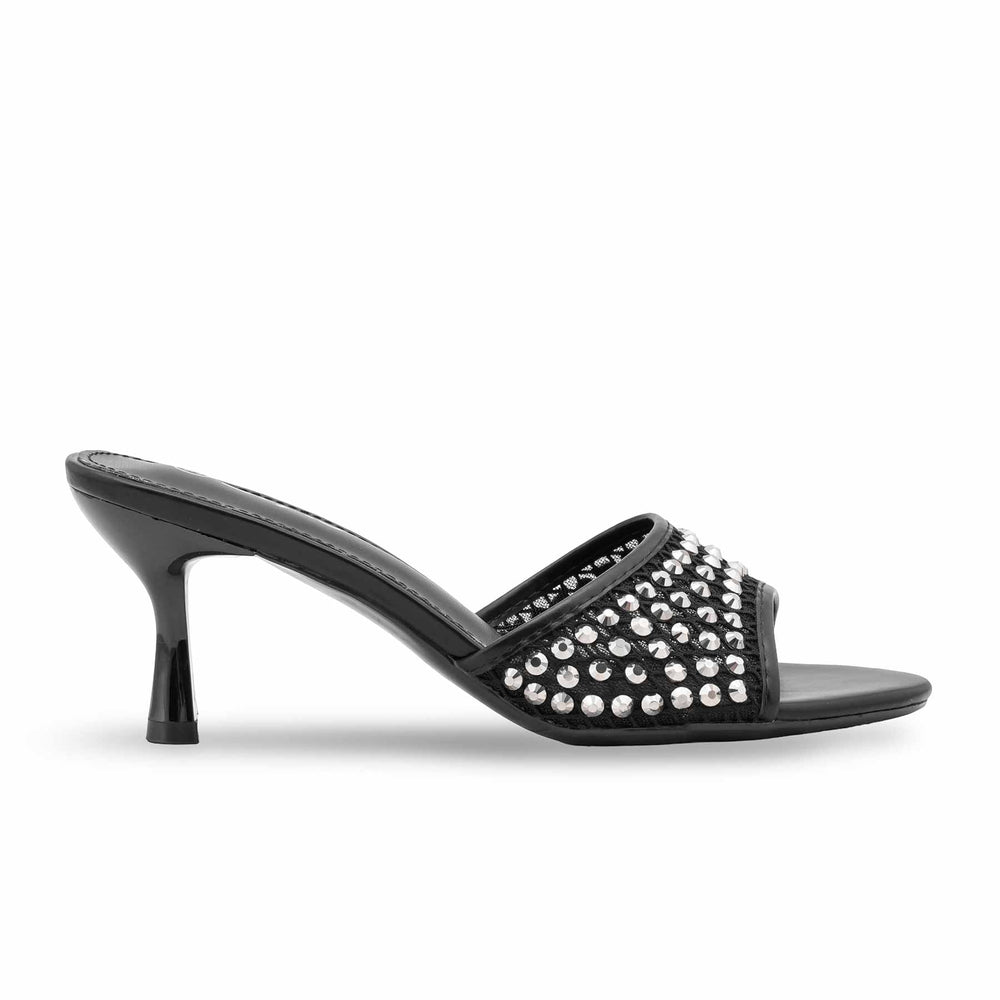 Black Fancy Women Slipper FN8021