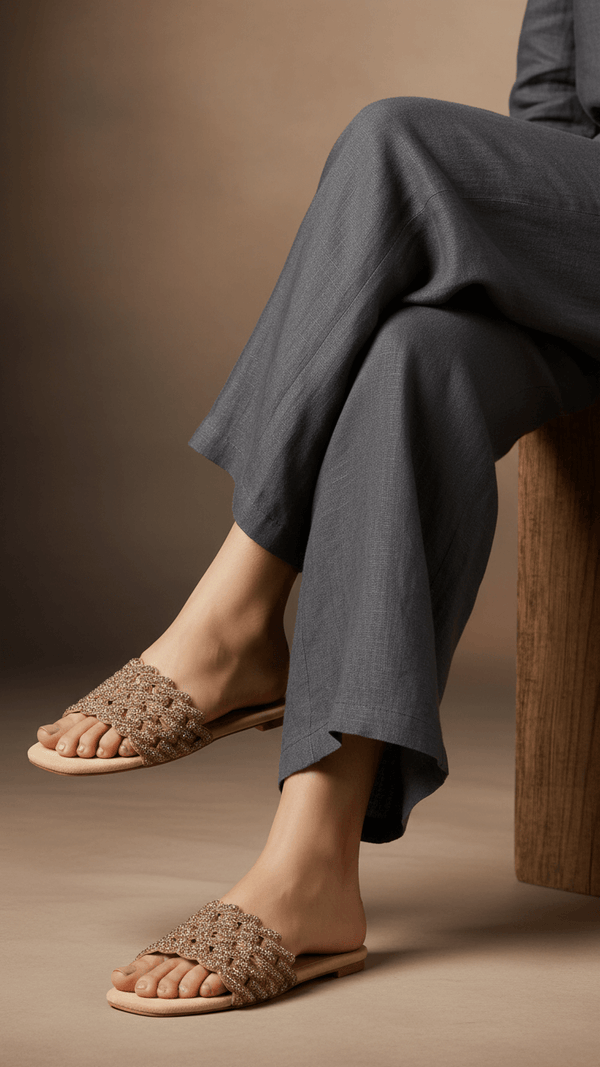 Golden Fancy Women Slipper FN8039