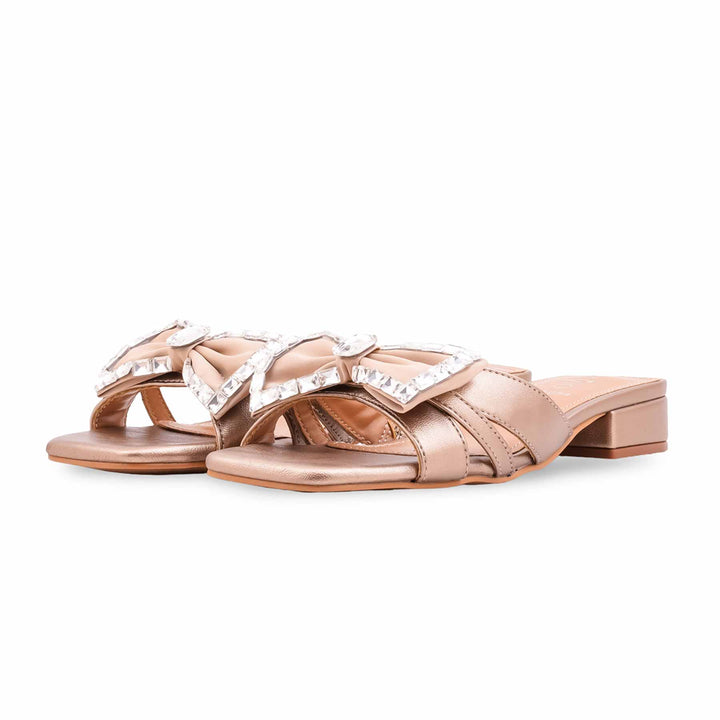 Beige Fancy Women Slipper FN8054