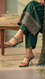 Green Fancy Slipper For Ladies FN8066