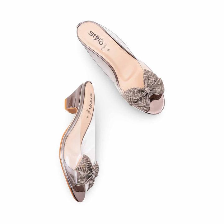 Grey Fancy Slipper For Women FN8075