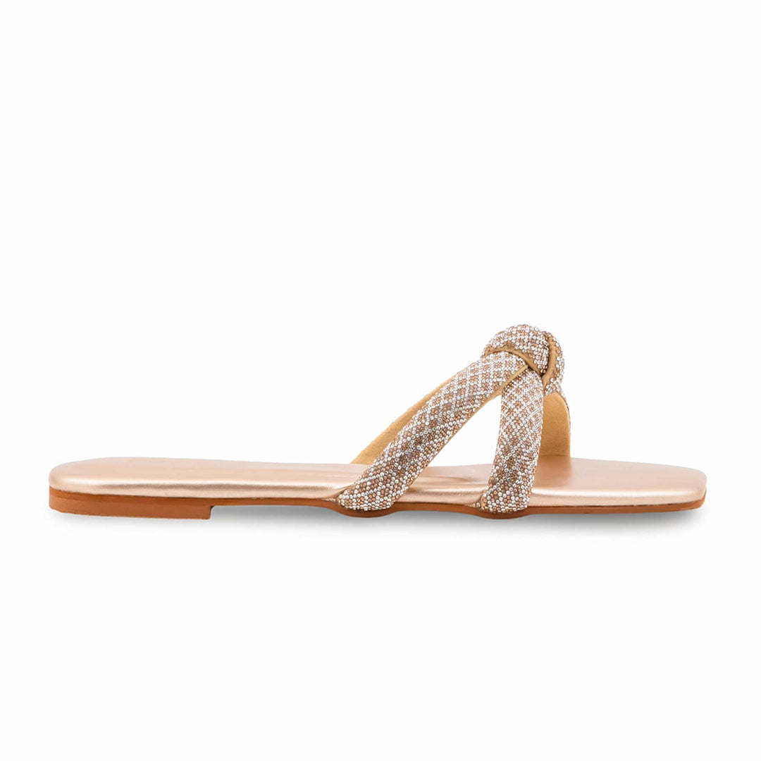 Golden Fancy Slipper For Women FN8091