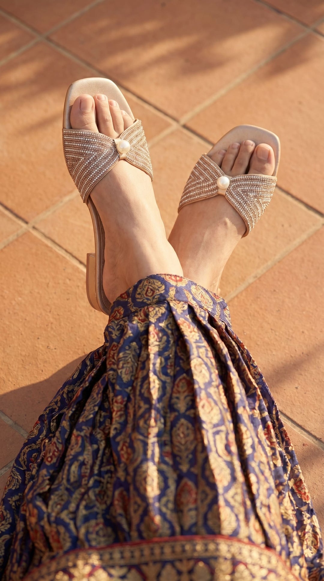 Golden Fancy Women Slipper FN8098
