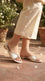Golden Fancy Slipper For Ladies FN8102
