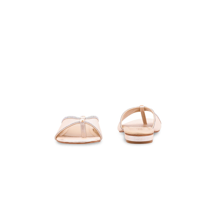 Golden Fancy Slipper For Ladies FN8102