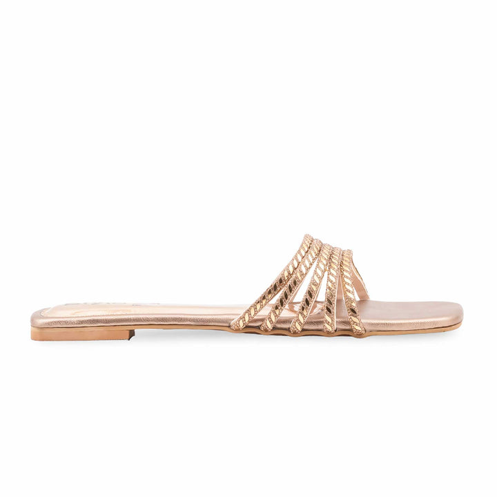 Golden Fancy Slipper For Women FN8164
