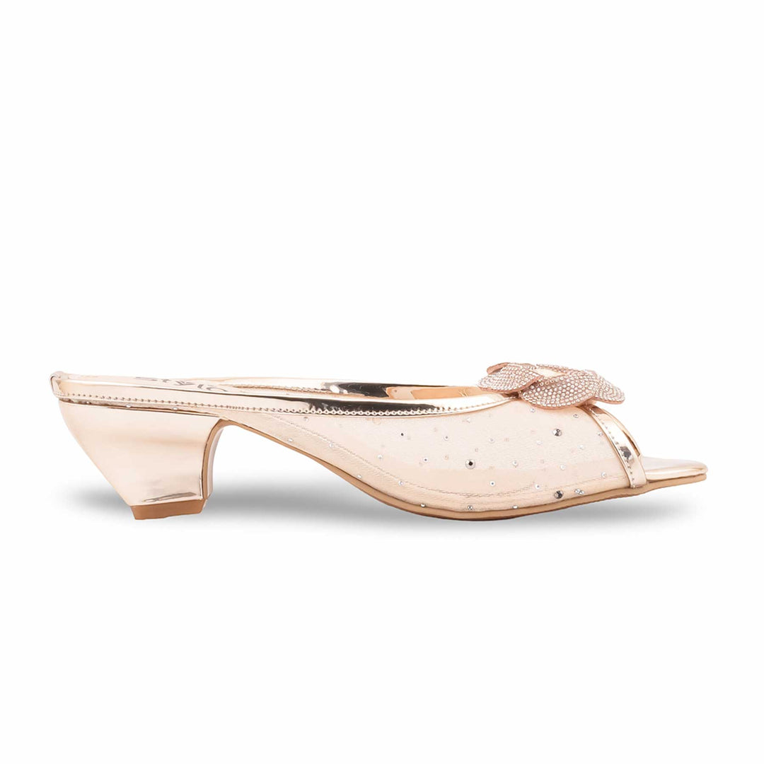 Golden Fancy Slipper For Women FN8246