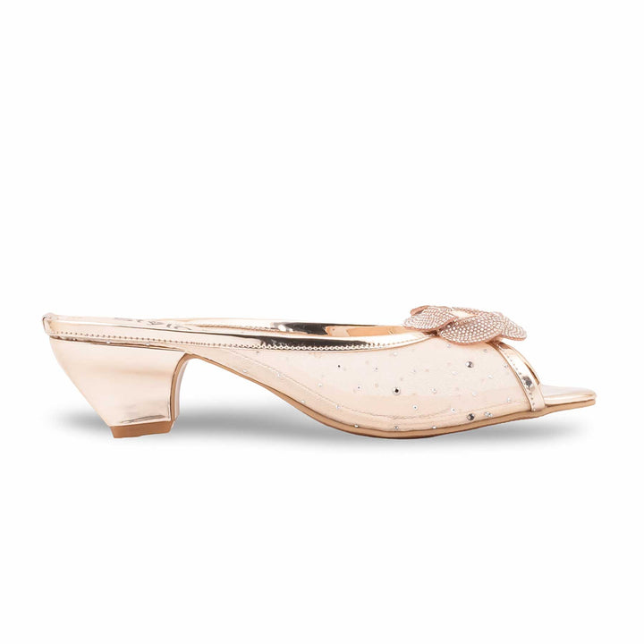 Golden Fancy Slipper For Women FN8246