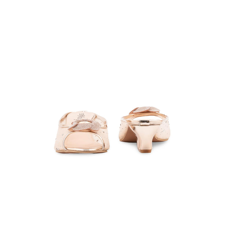 Golden Fancy Slipper For Women FN8246