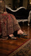 Green Fancy Slipper For Women FN8267