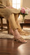 Golden Fancy Slipper For Women FN8279