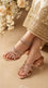 Peach Fancy Slipper For Ladies FN8283