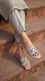 Silver Fancy Slipper For Women FN8299