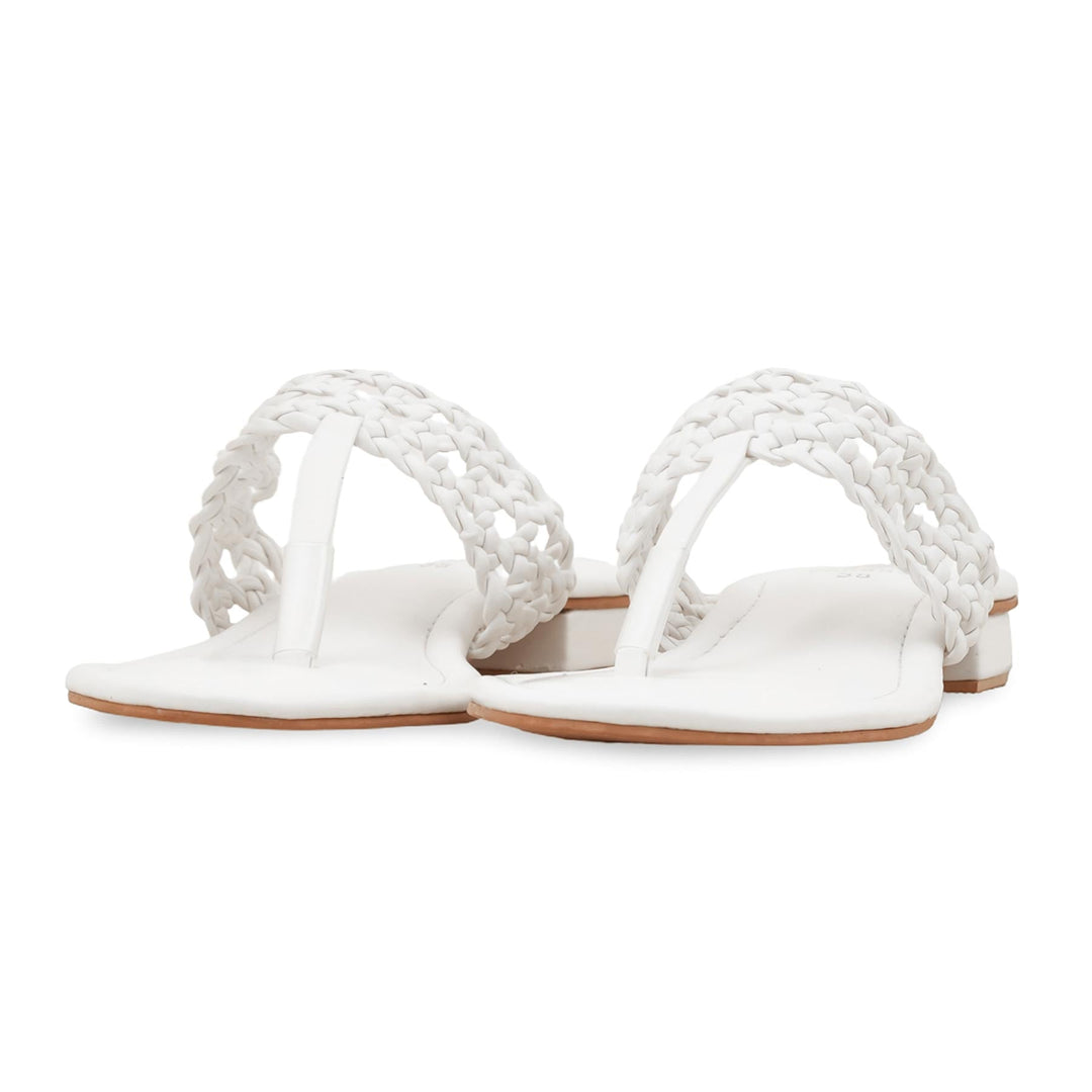 White Formal Chappal FR0553