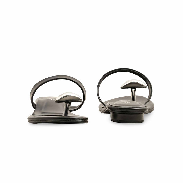 Black Formal Chappal For Ladies FR0569