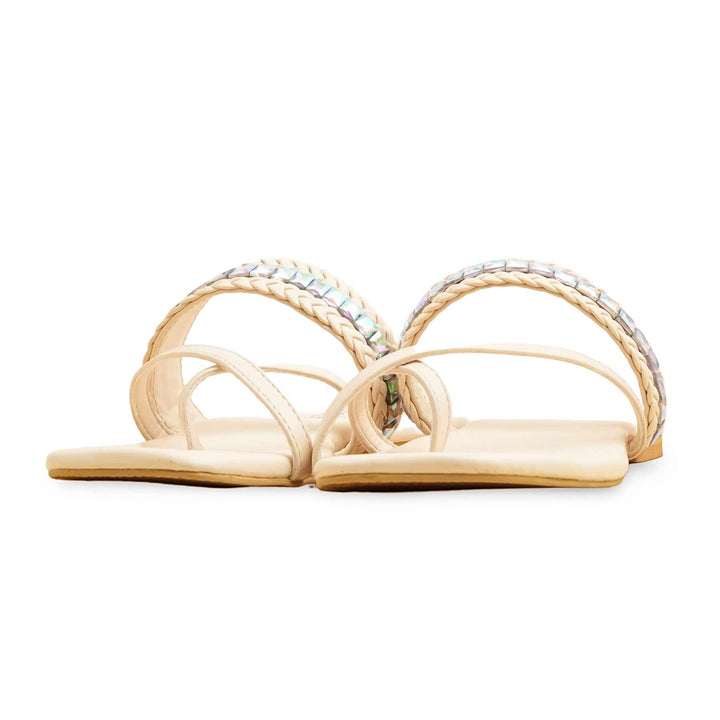 Cream Formal Chappal FR0571