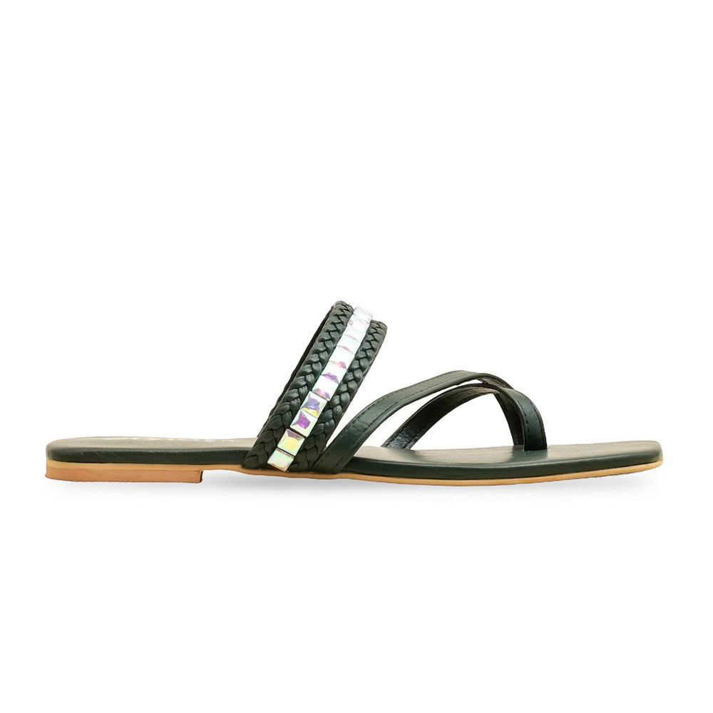 Green Formal Chappal FR0571